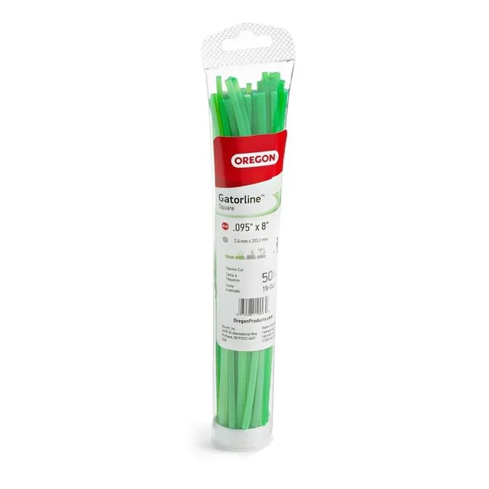0.095 in. Precut Square Gatorline Trimmer Line, 8 in. Length, Fits Echo, Stihl, Husqvarna, Ryobi and Troy Bilt1 9-041
