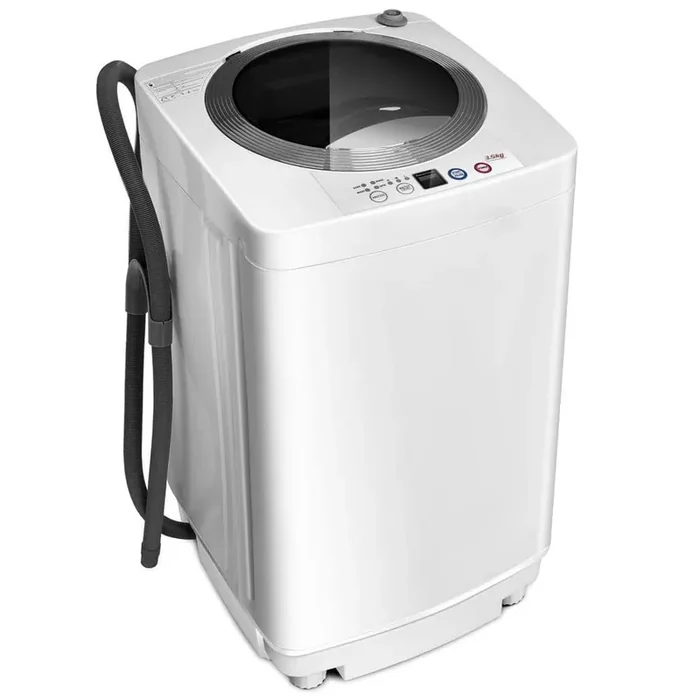 0.79 cu. ft. Electric All-in-One Washer Dryer Combo in White with Drain Pump