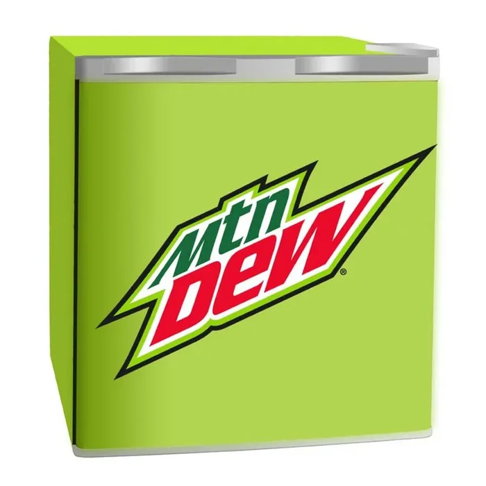 1.6 cu. ft. Mini Fridge in Green without Freezer