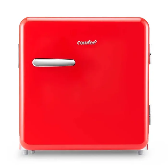1.6 cu. ft. Solo Series Retro Mini Refrigerator in Red Adjustable Thermostat, ENERGY STAR for Bedroom/Dorm/Garage
