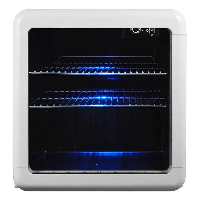 1.7 cu. ft. Retro Mini Beverage Cooler in White