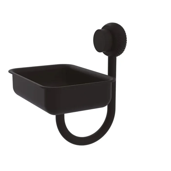 (1-Pack) Venus Collection Wall Mounted Soap Dish in Oil Rubbed Bronze with Twisted Accents