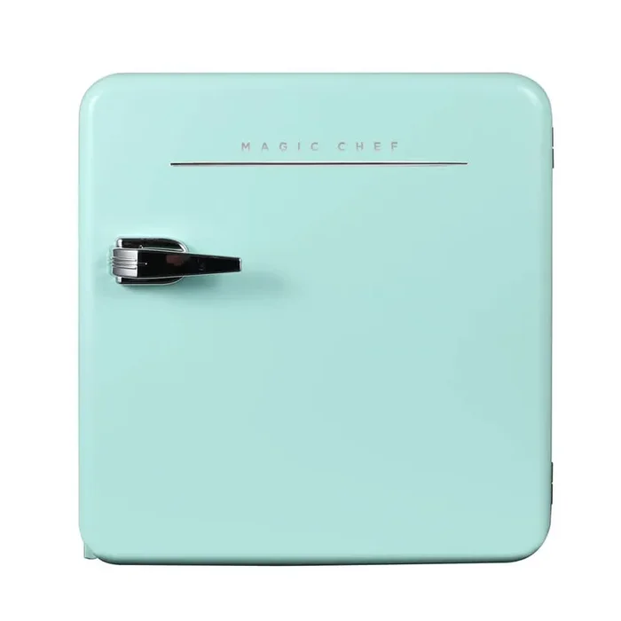 17.5 in. 1.6 cu.ft. Retro Mini Refrigerator in Mint Green, Without Freezer