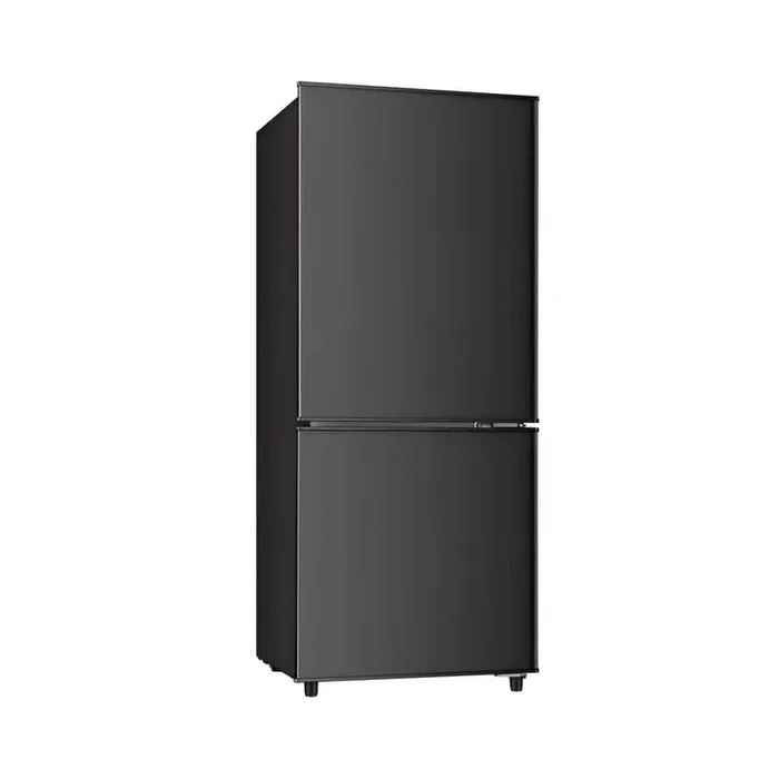 17.6 in. 4 cu.ft. Mini Refrigerator in Black with Bottom Door Freezer, Manual Defrost