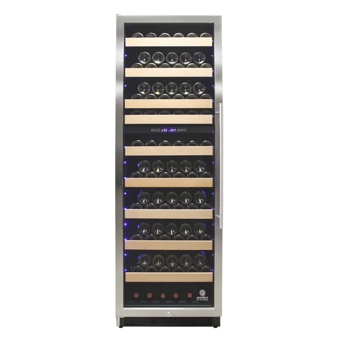 24 in. 168-Bottle Dual Zone Wine Cooler