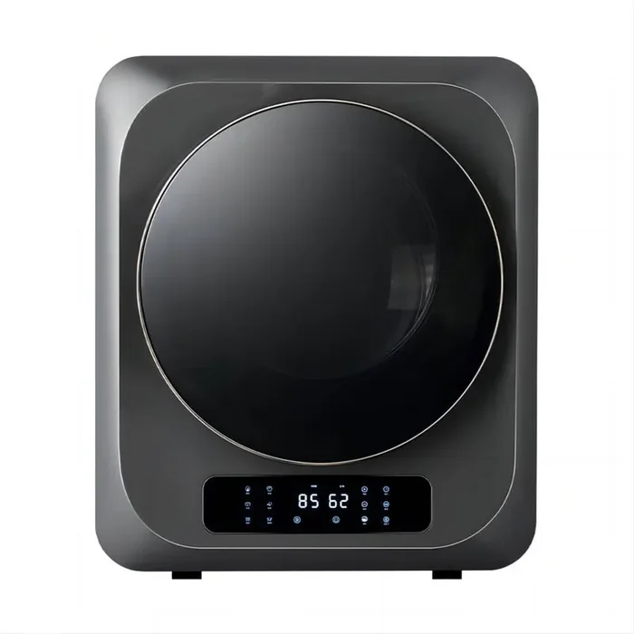 3.8 cu. ft. vented Electric Dryer with Digital display in Grey