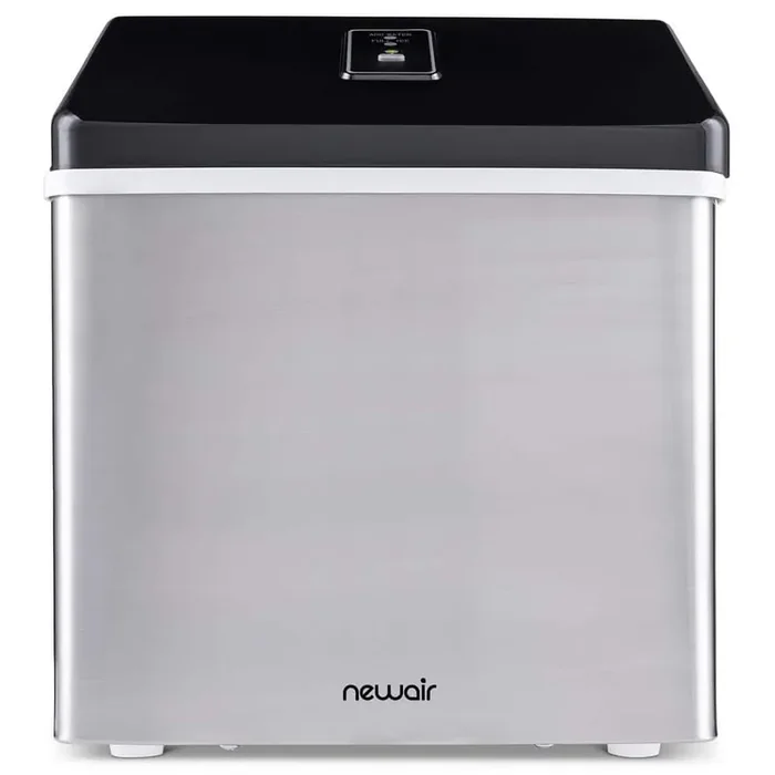 40 lbs. Portable Ice a Day Countertop Clear Ice Maker BPA Free Parts Perfect for Cocktails and Soda in Stainless Steel