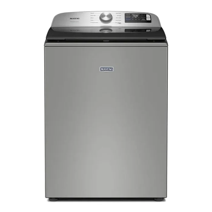 5.3 cu. ft. Top Load Washer in Classic Silver with Extra Power Option