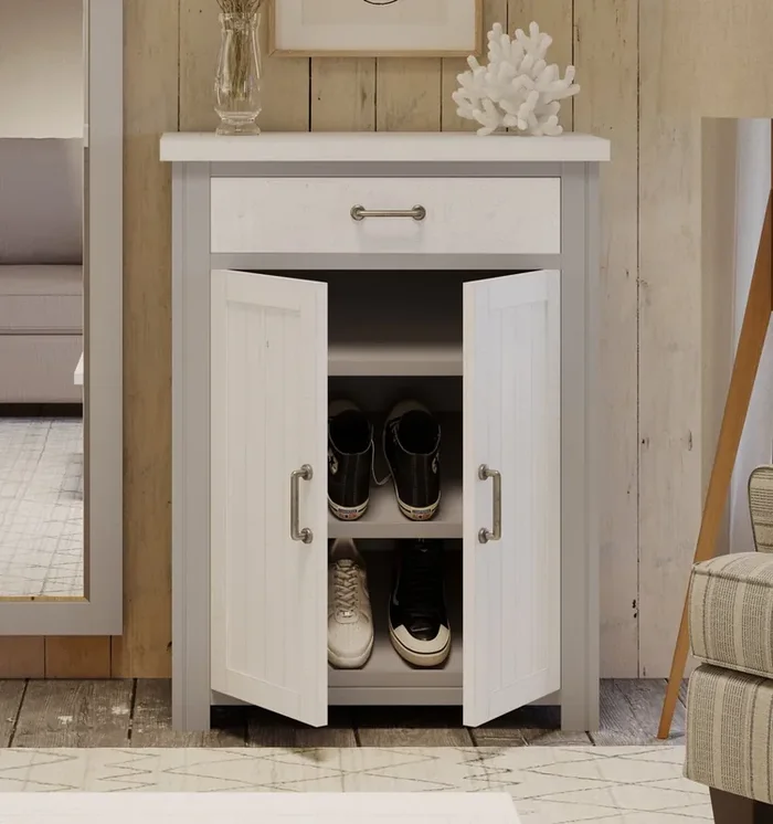Baumhaus Greystone – Shoe Storage Cupboard With Drawer (VTTG20A)