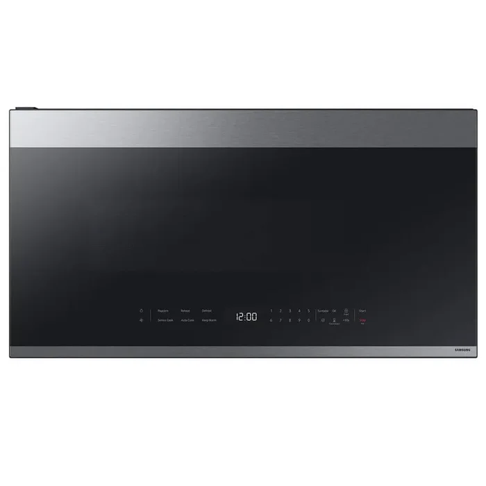 Bespoke Smart 2.1 cu. ft. 1000 W Stainless Steel Over-the-Range Microwave with Auto Connectivity and SmartThings Cooking