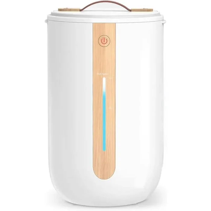 Body Towel Warmer Bucket with Heating Progress Bar, Disc Holder, Leather Handle, Auto Shut-Off, 2 Oversized Electric
