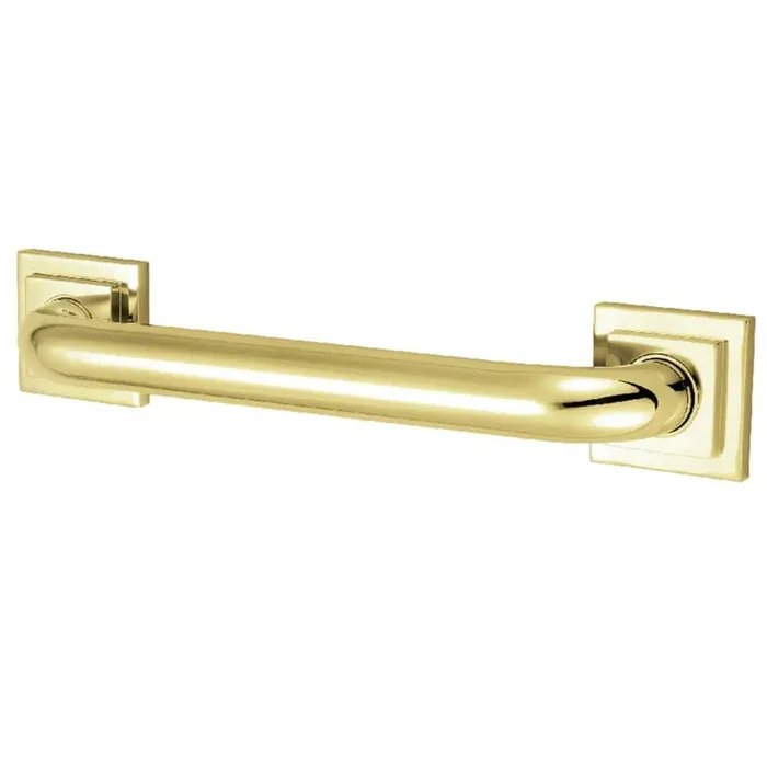 Claremont 30 in. x 1-1/4 in. Grab Bar in Polished Brass