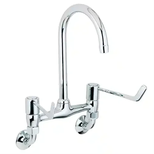 ‘Cool Touch‘ Dualflow Medical Sink Tap – Wall Mounted