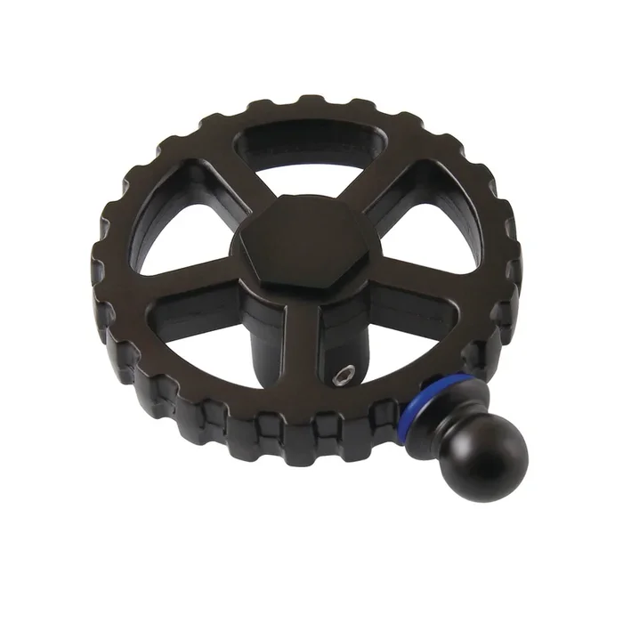 Fuller KSH2945CGC Brass Industrial Style Machine Gear Wheel Handle (Cold Side), Oil Rubbed Bronze