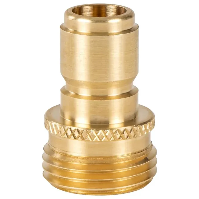 Heavy-Duty, M22-14MM Quick-Connect Hose Fitting for Pressure Washer and Hose Connections, 3/4 in. GHT