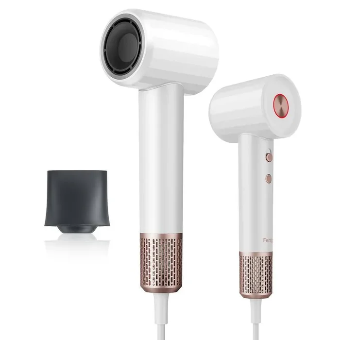 High Speed 1500-Watt Hair Dryer in White