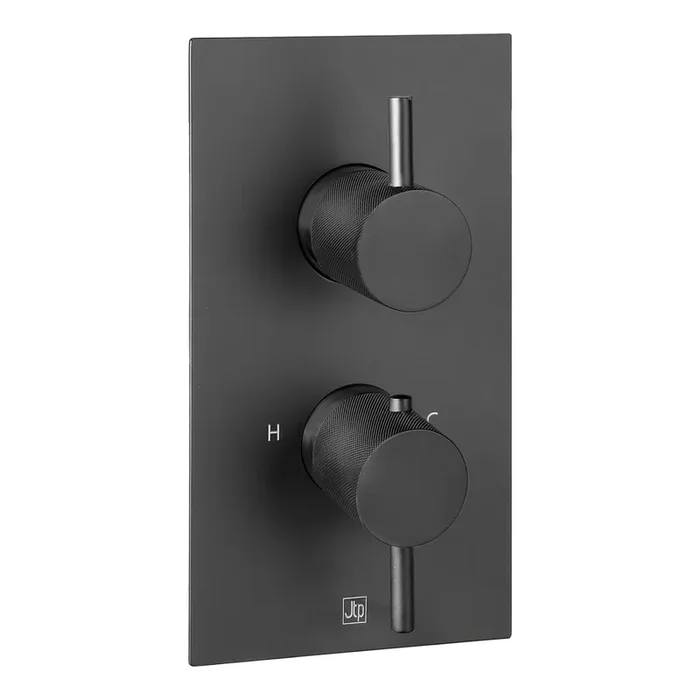 JTP Vos 1 Outlet Thermostatic Concealed Shower Valve With Designer Handle – Various Colour