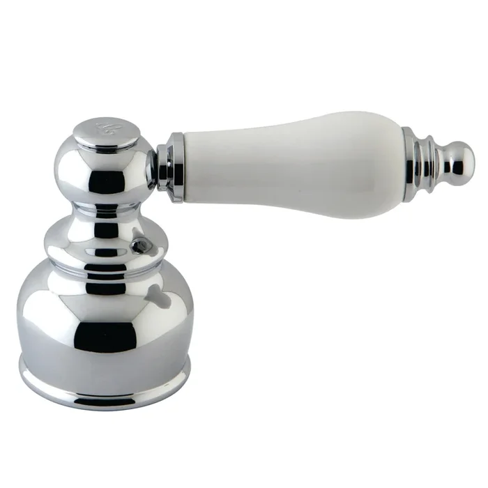 KBH601BC Porcelain Cross Handle (Cold Side), Polished Chrome