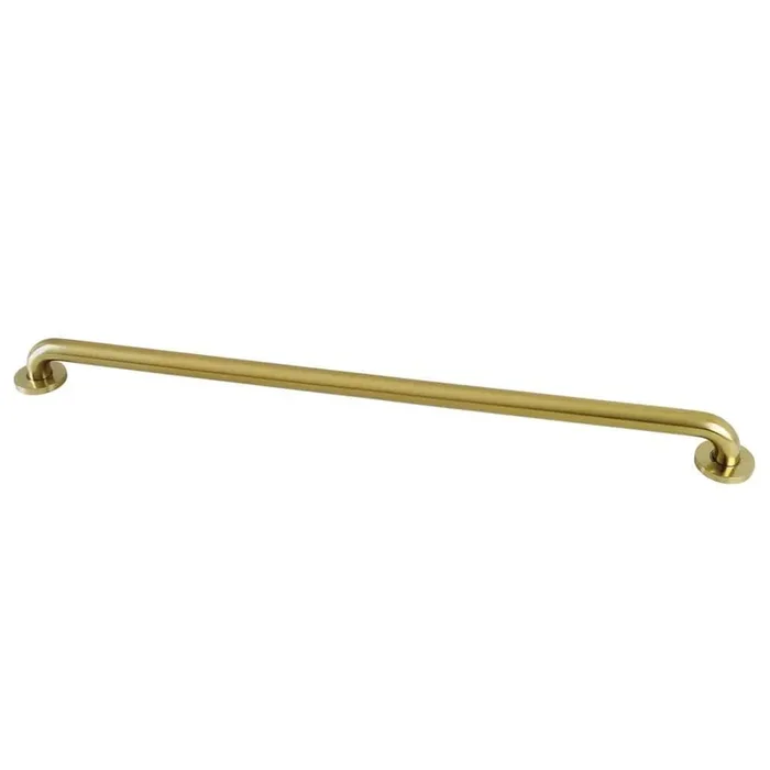 Meridian 38 in. x 1-1/4 in. Grab Bar in Brushed Brass
