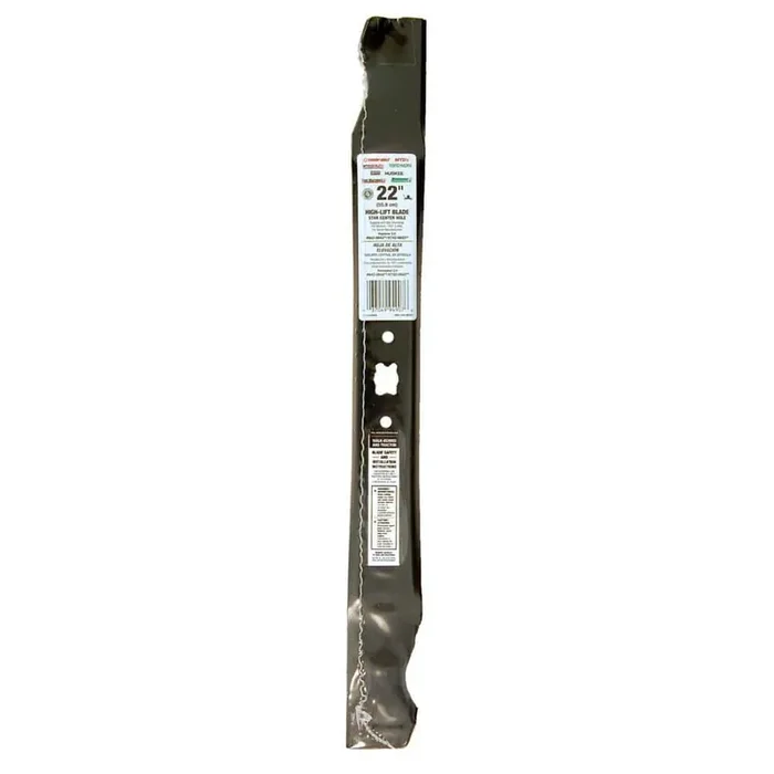 Original Equipment High Lift Blade for 22 in. Walk-Behind Lawn Mowers with a Bow-Tie Center Hole OE 942-0642