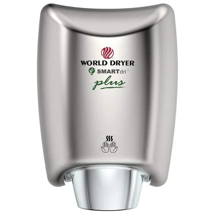 SMARTdri Plus Brushed Stainless Steel Automatic Electric Hand Dryer