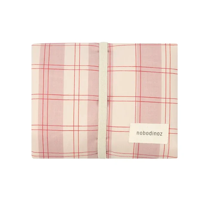 Stories Waterproof Changing Pad – Powder Red Checks