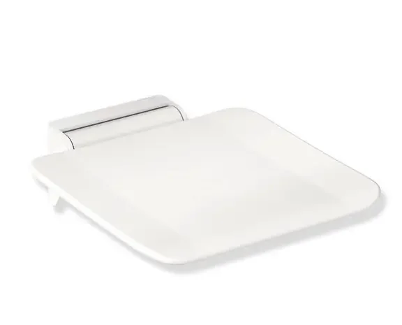 System ‘900‘ 35cm Hinged Shower Seat – Matt White