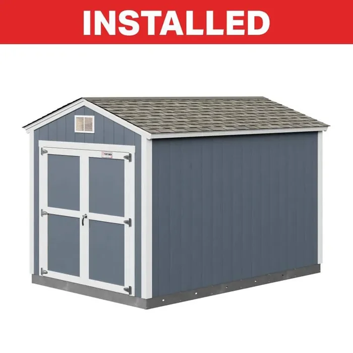 Tahoe Series Baldwin Installed Storage Shed 8 ft. x 12 ft. x 8 ft. 6 in. (96 sq. ft.) 7 ft. High Sidewall