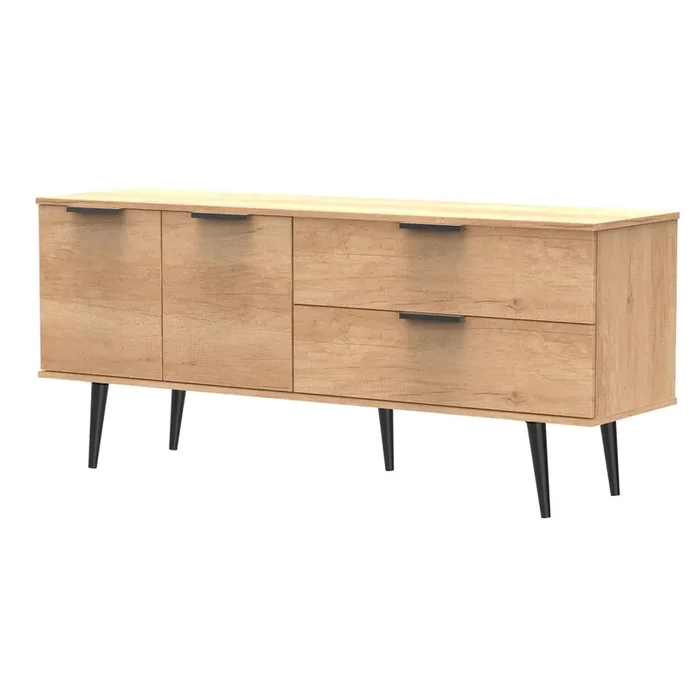 Welcome Furniture Nebraska Oak Hong Kong TV Cabinet HKB251NBNB
